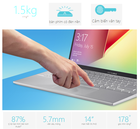 ASUS Vivobook A412DA EK144T - Ultrabook 14”